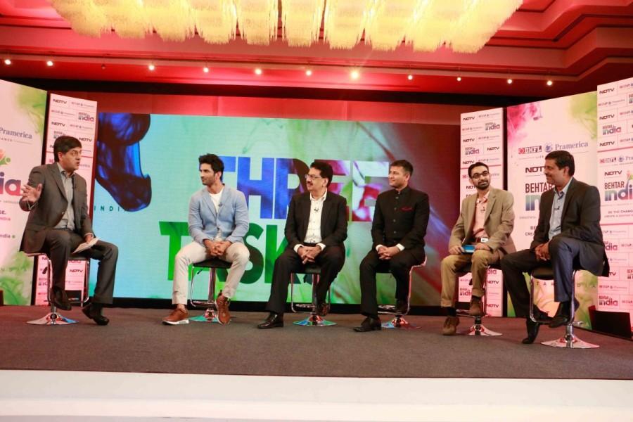 Bollywood actor Sushant Singh Rajput launches NDTV's 'Behtar India' campaign. Sushant Singh Rajput,actor Sushant Singh Rajput,NDTV's 'Behtar India',Behtar India,Behtar India campaign,Sushant Singh Rajput pics,Sushant Singh Rajput images,Sushant Singh Rajput photos,Sushant Singh Rajput stills,Sushant Singh Rajput pict