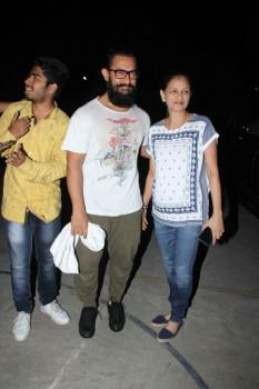 Bollywood actor Aamir Khan spotted at Bandra Rehearsal dance along with Shaley Lobo.