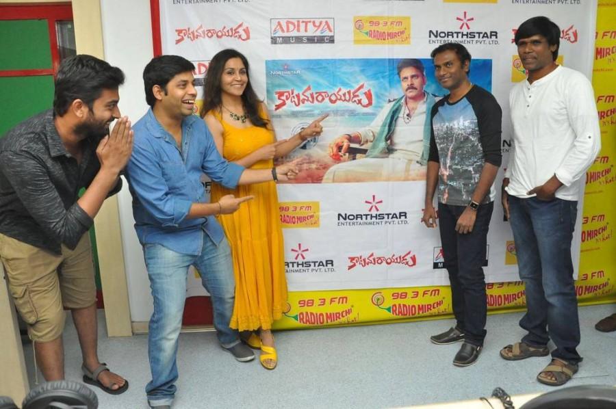 Pawan Kalyan's upcoming movie Katamarayudu song launched at Radio Mirchi in Hyderabad. Katamarayudu Song Launch Photos At Radio Mirchi,Katamarayudu Movie Song Launch Pics At Radio Mirchi,Katamarayudu Song Launch,Pawan Kalyan Katamarayudu Movie Song Launch,Anup Rubens,Pawan Kalyan,Katamarayudu song,Katamarayudu song launch,Katamarayudu song