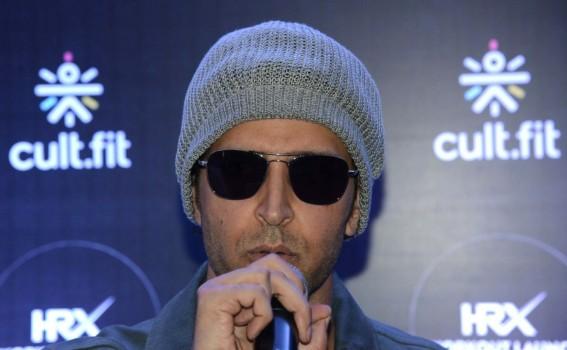 Bollywood actor Hrithik Roshan spotted during the launch of new HRX workout, in Bengaluru on March 11, 2017.