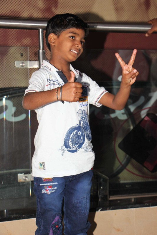 Bollywood actor Sunny Pawar spotted during the special screening of film Lion in Mumbai on March 11, 2017. Sunny Pawar,Sunny Pawar at Lion special screening,Lion special screening,Lion special screening pics,Lion special screening images,Lion special screening photos,Lion special screening stills,Lion special screening pictures