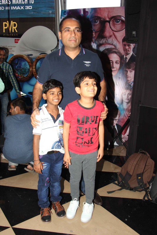 Bollywood actor Sunny Pawar spotted during the special screening of film Lion in Mumbai on March 11, 2017. Sunny Pawar,Sunny Pawar at Lion special screening,Lion special screening,Lion special screening pics,Lion special screening images,Lion special screening photos,Lion special screening stills,Lion special screening pictures