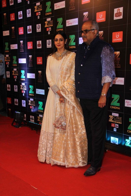 Boney Kapoor along with his wife and actor Sridevi spotted at at Zee Cine Awards 2017. Boney Kapoor,Sridevi,sridevi jhanvi kapoor,Sridevi Kapoor,Zee Cine Awards 2017,Zee Cine Awards,Zee Cine Awards pics,Zee Cine Awards images,Zee Cine Awards photos,Zee Cine Awards stills,Zee Cine Awards pictures