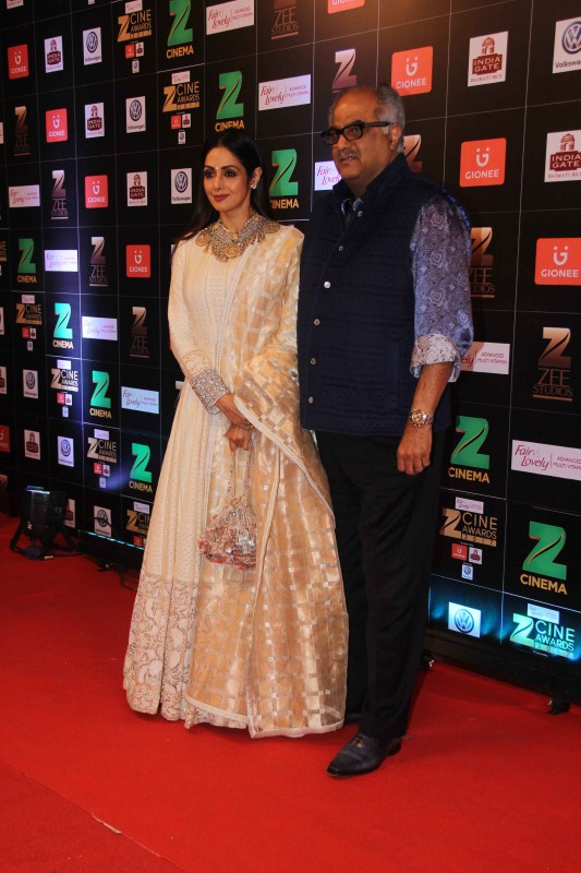 Boney Kapoor along with his wife and actor Sridevi spotted at at Zee Cine Awards 2017. Boney Kapoor,Sridevi,sridevi jhanvi kapoor,Sridevi Kapoor,Zee Cine Awards 2017,Zee Cine Awards,Zee Cine Awards pics,Zee Cine Awards images,Zee Cine Awards photos,Zee Cine Awards stills,Zee Cine Awards pictures