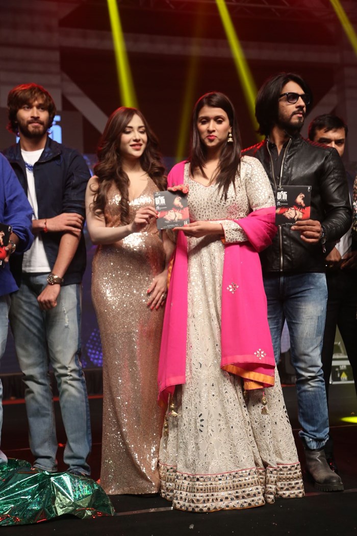 Telugu movie Rogue audio launch event held at Hyderabad. Celebs like Ishaan, Angela Krislinzki, Puri Jagannadh, Sanjana, Charmi, Thakur Anoop Singh, VV Vinayak, Ajaz Khan, Kashish Vohra, Mannara Chopra, Aishwarya Devan, Sunil Kashyap, Satya Dev, Ali, Akash Puri, AM Rathnam, BA Raju, Krish, Prasad V. Potluri, Bhaskara Bhatla, Sirivennela Seetharama Sastry and others graced the event. Ishaan,Angela Krislinzki,Puri Jagannadh,Sanjana,Charmi,Thakur Anoop Singh,VV Vinayak,Rogue audio launch,Rogue audio launch pics,Rogue audio launch images,Rogue audio launch photos,Rogue audio launch stills,Rogue audio launch pictures