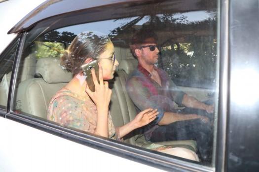 Bollywood actress Alia Bhatt grace the Zoom Holi Party 2017.