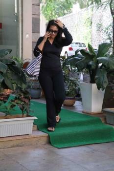 Bollywood actress Kajol spotted at Bandra.