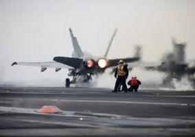 U.S. aircraft,U.S. aircraft joins South Korea,South Korea drills,U.S.-South Korean drills,merciless,North Korea,North Korea warns the United States,Navy F18,U.S. Navy F18
