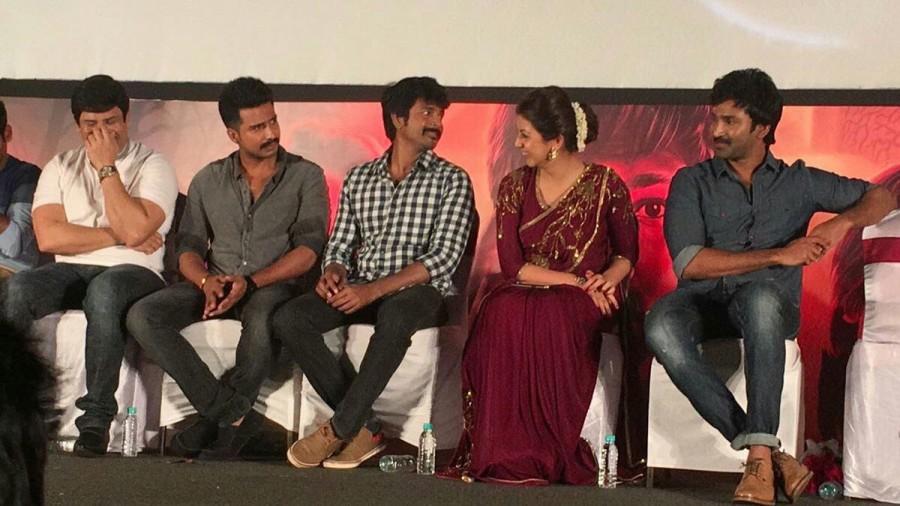 Tamil movie Maragatha Naanayam audio launch held in Chennai. Celebs like Sivakarthikeyan, Vishnu Vishal, Aadhi, Nikki Galrani, Arunraja Kamaraj, Santhosh Narayanan and others graced the event. Sivakarthikeyan,Vishnu Vishal,Aadhi,Nikki Galrani,Maragatha Naanayam,Maragatha Naanayam audio launch,Maragatha Naanayam audio,Maragatha Naanayam audio launch pics,Maragatha Naanayam audio launch images,Maragatha Naanayam audio launch photos,Maragatha Naan