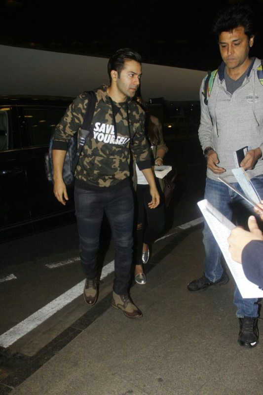 Bollywood actor Varun Dhawan and rumoured girlfriend Natasha Dalal depart for holidays. Varun Dhawan,Natasha Dalal,Varun Dhawan and Natasha Dalal,Varun Dhawan girlfriend Natasha Dalal,Varun Dhawan and rumoured girlfriend Natasha Dalal,Varun Dhawan and Natasha Dalal pics,Varun Dhawan and Natasha Dalal images,Varun Dhawan and Natasha Dalal pho