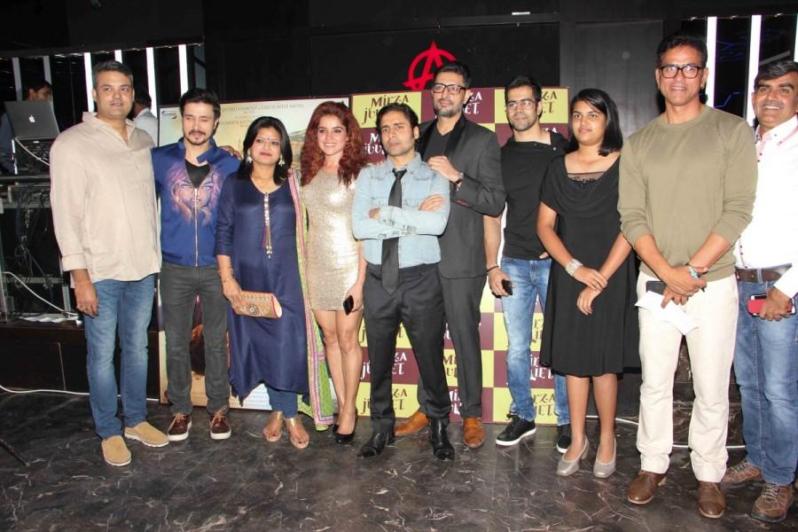Bollywood movie Mirza Juliet music launch event held in Mumbai. Celebs like Pia Bajpai, Darshan Kumar, Priyanshu Chatterjee, Chandan Roy Sabyal and others graced the event. Pia Bajpai,Darshan Kumar,Priyanshu Chatterjee,Chandan Roy Sabyal,Mirza Juliet music launch,Mirza Juliet music,Mirza Juliet music launch pics,Mirza Juliet music launch images,Mirza Juliet music launch photos,Mirza Juliet music launch stills,Mirza Juliet mu