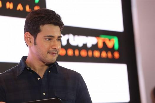 South Indian actor Mahesh Babu launches YuppTV Originals at Hyderabad. Celebs like Sumanth Ashwin, Yamini Bhaskar, Uday Reddy (Founder and CEO of YuppTV), Director BV Nandini Reddy, Madhura Sridhar Reddy and others attended the event.