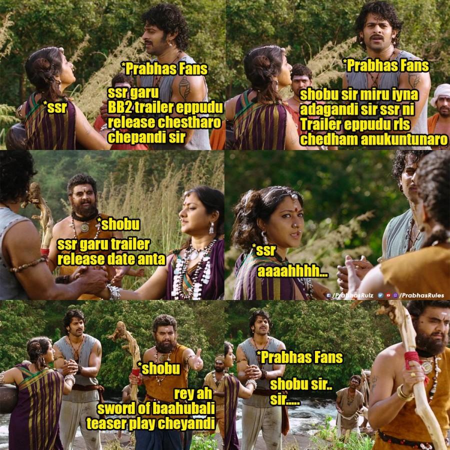 Prabhas, Rana Daggubati's Baahubali 2 memes go viral in Social Media. Prabhas,Rana Daggubati,Baahubali 2,Baahubali 2 memes,baahubali 2 trailer,Baahubali 2 funny memes,Baahubali 2 meme,Baahubali memes