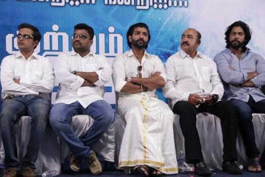 Tamil movie Kuttram 23 success meet event held in Chennai. Celebs like Arun Vijay, Arivazhagan, Inder Kumar, Heera, KM Bhaskaran, Bhuvan Srinivasan, Aravind Aakash, Prabhu Venkatachalam and others graced the event.