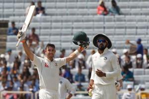 Lokesh Rahul,India end second day,India vs Australia,india vs australia test series 2017,india vs australia test series,Vijay,Murali Vijay,Cheteshwar Pujara
