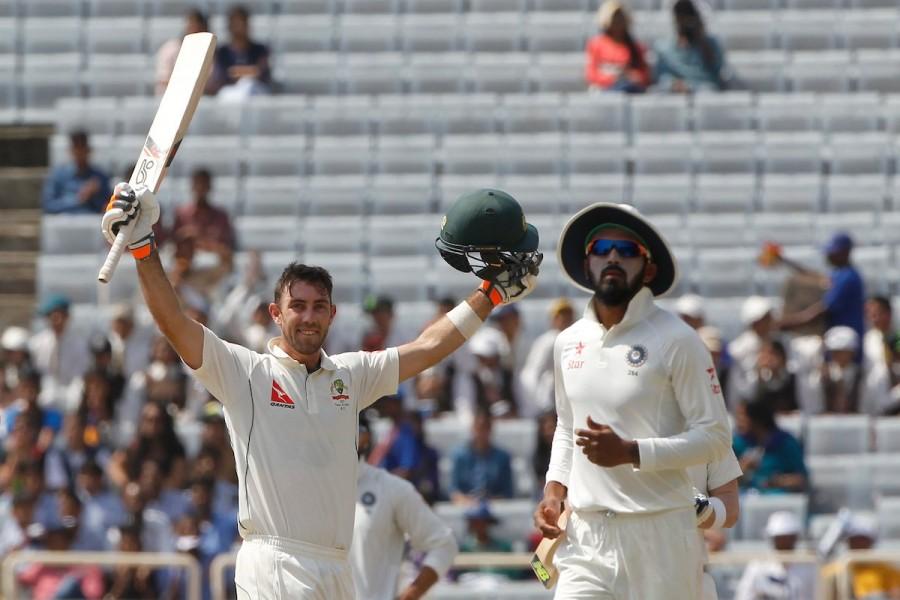 Earlier, the opening duo of Rahul (67) and Vijay led India's fightback with a 91-run stand before the Karnataka right-hander was sent back by pacer Pat Cummins caught behind by wicketkeeper Matthew Wade. Lokesh Rahul,India end second day,India vs Australia,india vs australia test series 2017,india vs australia test series,Vijay,Murali Vijay,Cheteshwar Pujara