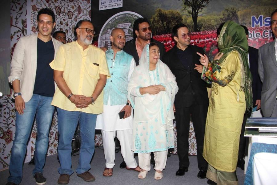 Sargoshiyan trailer launch held in Mumbai on March 17, 2017. Celebs like Imran Khan, Deepshikha Nagpal, Sohail Khan, Shahbaz Khan, Farida Jalal and Chief Minister of Jammu and Kashmir Mehbooba Mufti graced the event. Imran Khan,Deepshikha Nagpal,Sohail Khan,Shahbaz Khan,Farida Jalal,Sargoshiyan trailer,Sargoshiyan trailer launch,Sargoshiyan trailer launch pics,Sargoshiyan trailer launch images,Sargoshiyan trailer launch photos,Sargoshiyan trailer launch stills,Sargosh