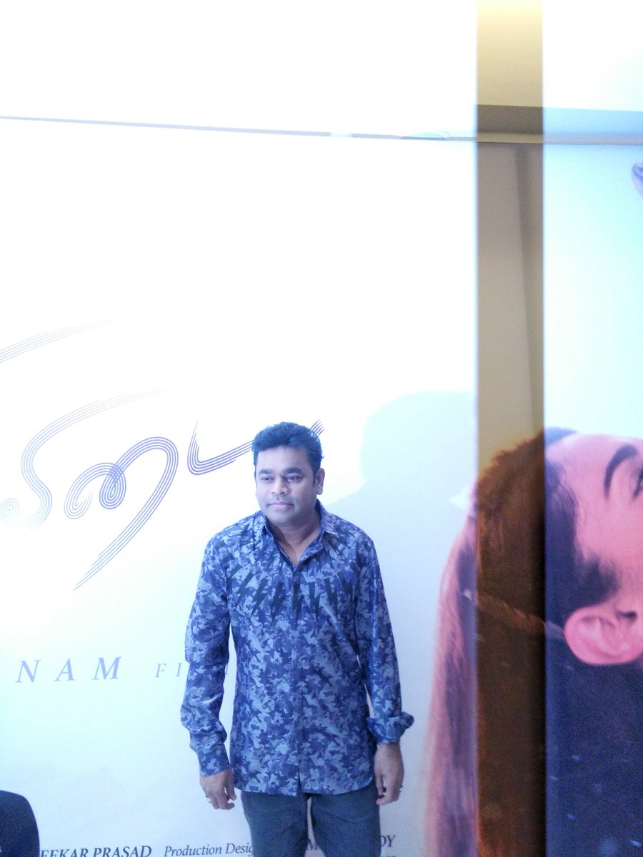 AR Rahman at Kaatru Veliyidai audio launch. Kaatru Veliyidai audio launch,Kaatru Veliyidai,Kaatru Veliyidai audio,Karthi,Aditi Rao Hydari,AR Rahman,Mani Ratnam,Suhasini Maniratnam,Murali Ramaswamy,Kaatru Veliyidai audio launch pics,Kaatru Veliyidai audio launch images,Kaatru Veliyidai audio launch