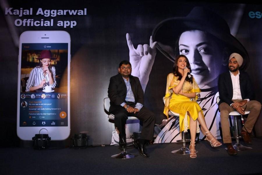 Stating the pros and cons of being part of social media, the actress said: "Sometimes, things are misunderstood. With the help of social media or an app or any direct communication, you can clarify misunderstandings. You can put your opinion across very clearly." Kajal Aggarwal,actress Kajal Aggarwal,Kajal Aggarwal mobile app,Kajal Aggarwal app,Kajal Aggarwal pics,Kajal Aggarwal images,Kajal Aggarwal photos,Kajal Aggarwal stills,Kajal Aggarwal pictures