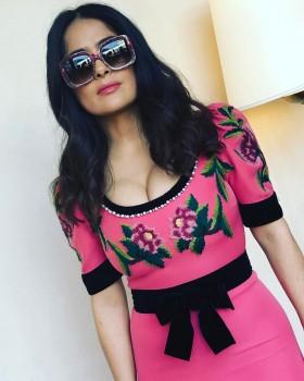 Check out the latest Instagram photos of Hollywood actress Salma Hayek Pinault.