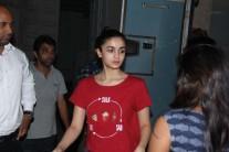 Bollywood actress Alia Bhatt spotted at Mehboob Studio, in Bandra, Mumbai.