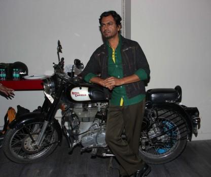 Bollywood actor Nawazuddin Siddiqui poster shoot For Upcoming Movie Babumoshai Bandookbaaz.