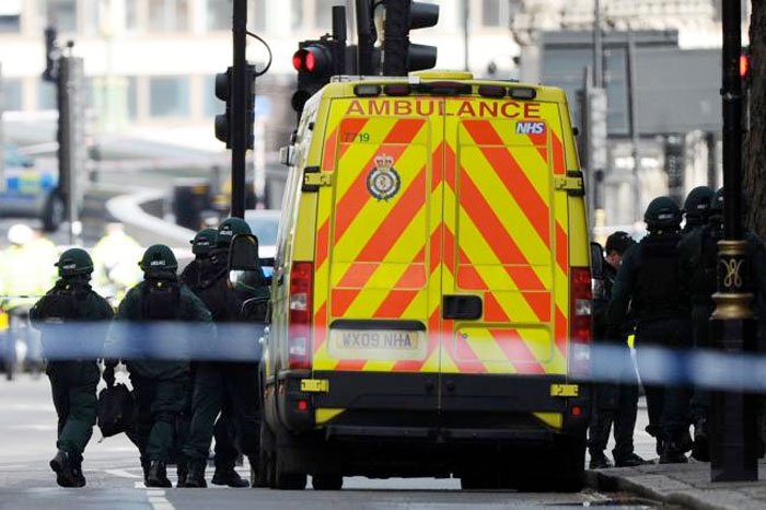 British police confirmed that deal toll in Wednesday's terror attack outside the Parliament in central London has risen to five. On Wednesday, three people and a terrorist were dead after an attacker brought carnage to central London on Wednesday, mowing down pedestrians on Westminster Bridge and hacking at police with knives in the grounds of the Houses of Parliament. Guns and Weapons,World News,Terrorism,UK Parliament,UK Parliament attack,UK Parliament terror attack,UK Parliament attack pics,UK Parliament attack images,UK Parliament attack photos,UK Parliament attack stills,UK Parliament attack pictures
