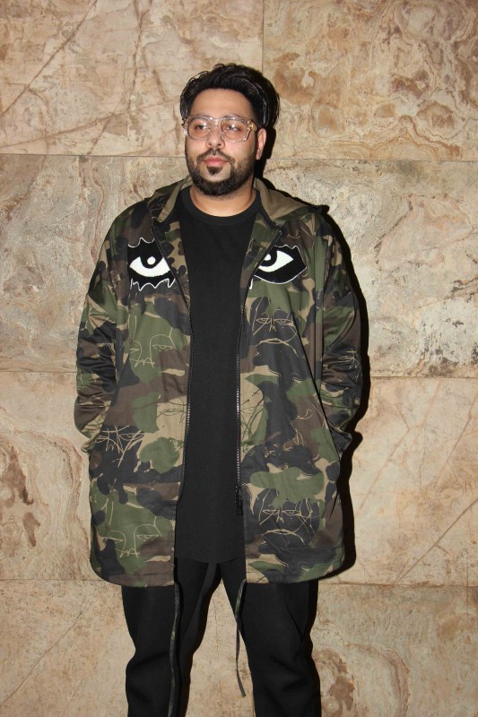 Bollywood singer Badshah during the screening of song Mercy in Mumbai, India on March 22, 2017. Singer Badshah,Badshah,Screening of song Mercy,song Mercy,Mercy song