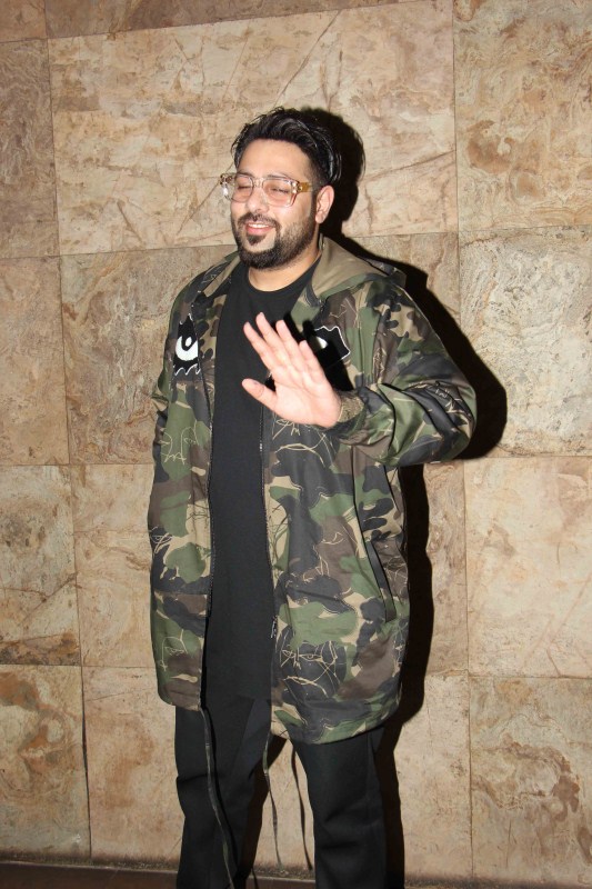 Bollywood singer Badshah during the screening of song Mercy in Mumbai, India on March 22, 2017. Singer Badshah,Badshah,Screening of song Mercy,song Mercy,Mercy song