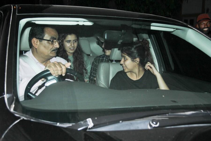 Bollywood actor Akshay Kumar and Twinkle Khanna's son Aarav Bhatia was spotted outside a theatre with his friends in Mumbai on March 22, 2017. Akshay Kumar,Akshay Kumar son,Aarav Bhatia,Aarav Bhatia with friends,Twinkle Khanna,Twinkle Khanna son,Akshay Kumar pics,Akshay Kumar images,Akshay Kumar photos,Akshay Kumar stills,Akshay Kumar pictures