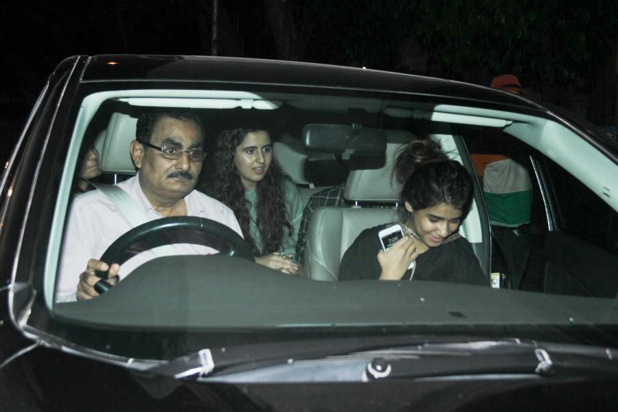 Bollywood actor Akshay Kumar and Twinkle Khanna's son Aarav Bhatia was spotted outside a theatre with his friends in Mumbai on March 22, 2017. Akshay Kumar,Akshay Kumar son,Aarav Bhatia,Aarav Bhatia with friends,Twinkle Khanna,Twinkle Khanna son,Akshay Kumar pics,Akshay Kumar images,Akshay Kumar photos,Akshay Kumar stills,Akshay Kumar pictures