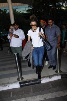 Bollywood actress Kangana Ranaut visits Vaishno Devi ahead of her 30th birthday.