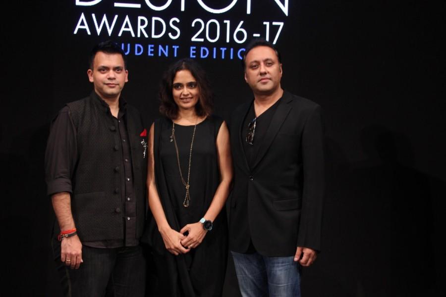 Fashion designers Nachiket Barve, Priyadarshini Rao, Varun Bahl, Vasanth Kumar, Executive Director, Max Fashion India and Fashion designer Kamakshi Kaul spotted during the grand finale of Max Design Awards 2016-17, in Mumbai on March 23, 2017. Fashion designers Nachiket Barve, Priyadarshini Rao, Varun Bahl, Vasanth Kumar, Executive Director, Max Fashion India and Fashion designer Kamakshi Kaul spotted during the grand finale of Max Design Awards 2016-17, in Mumbai on March 23, 2017. Nachiket Barve,Priyadarshini Rao,Varun Bahl,Vasanth Kumar,Executive Director,Max Fashion India,Fashion designer Kamakshi Kaul,Max Design Awards 2016-17,Max Design Awards