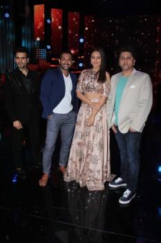 Bollywood actress Sonakshi Sinha promotes Noor on the set of Nach Baliye season 8.