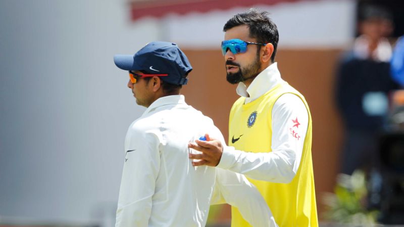 Brief Scores: Australia 208/6 (Steve Smith 111, David Warner 56, Kuldeep Yadav 3/41, Umesh Yadav 2/54) vs India. Kuldeep Yadav,kuldeep yadav bowling,Australia to 208/6 at tea,Australia 208/6 at tea,spinner Kuldeep Yadav,Steve Smith',India vs Australia,india vs australia test series 2017,india vs australia test series,India vs Australia 4th Test