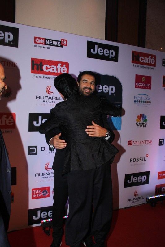 Bollywood actor John Abraham spotted during the HT Most Stylish Awards in Mumbai on March 24, 2017. John Abraham and Sonu Sood,John Abraham,Sonu Sood,John Abraham spotted at HT Most Stylish Awards 2017,John Abraham at HT Most Stylish Awards 2017,Sonu Sood spotted at HT Most Stylish Awards 2017,Sonu Sood at HT Most Stylish Awards 2017,HT Most Stylish Awa
