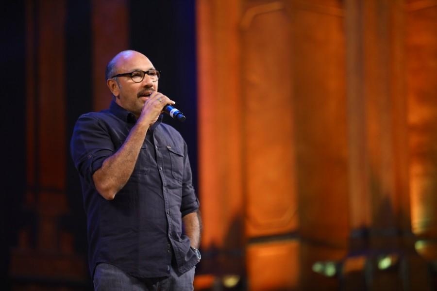 South Indian actor Sathyaraj spotted at Baahubali 2 pre-release event. Ramya Krishnan,Sathyaraj,Nassar,Ramya Krishnan at Baahubali 2 pre-release event,Sathyaraj at Baahubali 2 pre-release event,Nassar at Baahubali 2 pre-release event,Baahubali 2 pre-release event,Baahubali 2 pre-release event pics,Baahubali 2 pre-release eve