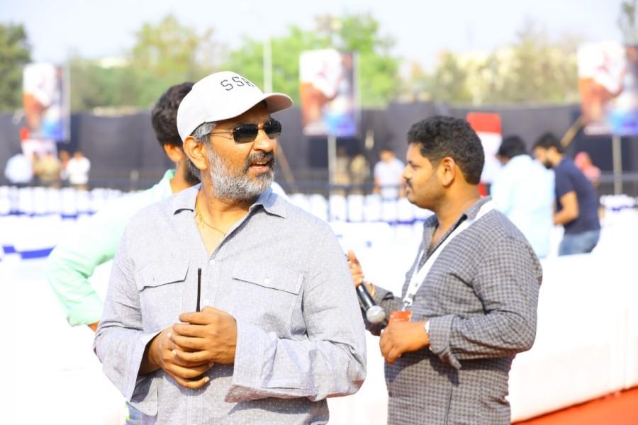 Director SS Rajamouli spotted at Baahubali 2 pre-release event. SS Rajamouli,SS Rajamouli at Baahubali 2,SS Rajamouli at Baahubali 2 pre-release event,Baahubali 2 pre-release event,Baahubali 2 pre-release event pics,Baahubali 2 pre-release event images,Baahubali 2 pre-release event photos,SS Rajamouli pics,SS Rajamoul