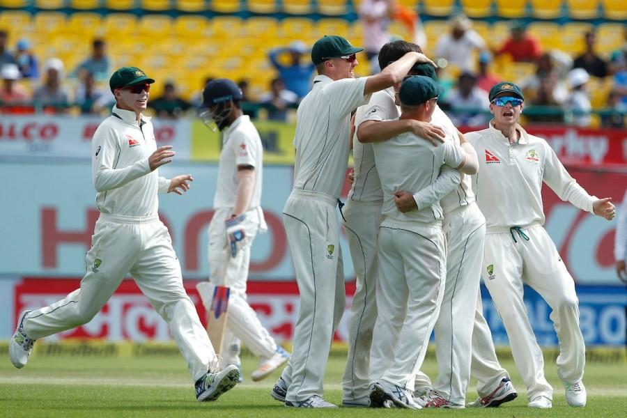 Rahul remained undefeaed on 52 while Rahane was not out on 38. India beat Australia,India beat Australia by 8 wickets,India wins the series,India vs Australia,india vs australia test series 2017,india vs australia test series,India vs Australia 4th Test