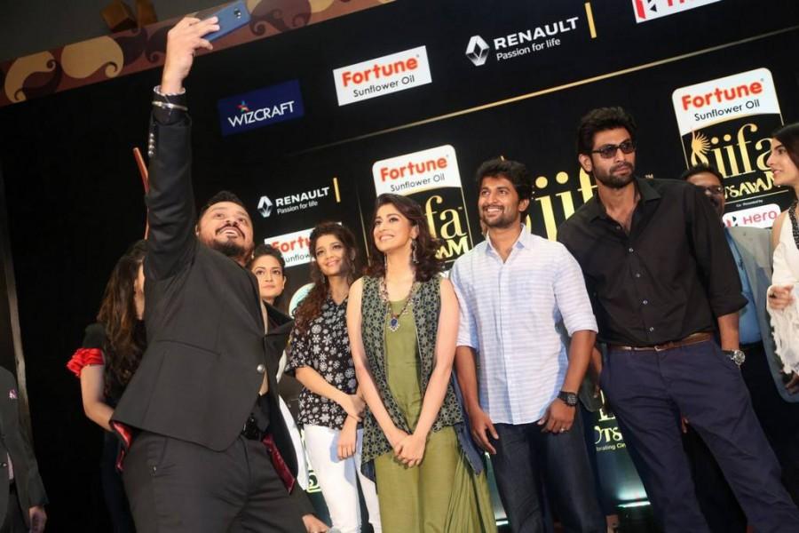 IIFA Utsavam Awards 2017 Press Meet held at Hyderabad. Celebs like Nani, Rana Daggubati, Akshara Haasan, Ritika Singh, Pragya Jaiswal, Shanvi, Raai Laxmi, Meghana Gaonkar, Isha Talwar, Nassar, Gemini Kiran and others graced the event. Nani,Rana Daggubati,Akshara Haasan,Ritika Singh,Pragya Jaiswal,Shanvi,Raai Laxmi,Meghana Gaonkar,Isha Talwar,Nassar,Gemini Kiran,IIFA Utsavam Awards 2017,IIFA Utsavam Awards,IIFA Utsavam Awards pics,IIFA Utsavam Awards images,IIFA Utsavam Awards stills,II