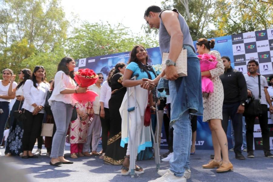 Akshay and Taapsee entertained the students by performing on a romantic number from the film. 'Naam Shabana,' which is India's first spin-off based on Taapsee's character in 'Baby,' is gripping the audience for its thrilling promos, making people eager to watch Taapsee unleash her action side. Akshay Kumar,Neeraj Pandey,Taapsee Pannu,Manoj Bajpayee,Naam Shabana,Naam Shabana team,Naam Shabana promotion,Naam Shabana movie promotion,Naam Shabana promotion pics,Naam Shabana promotion images,Naam Shabana promotion stills,Naam Shabana promotion pictu