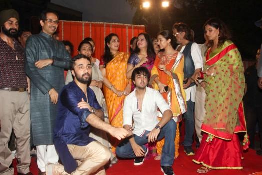 Inauguration of Pandit Pandharinath Kolhapure Marg event held in Mumbai on March 28, 2017.