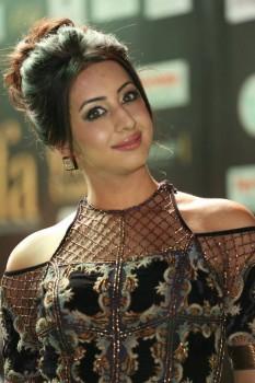 South Indian actress Sanjjanaa Galrani spotted at IIFA Utsavam Awards 2017 Green Carpet.