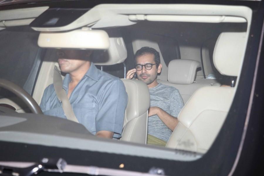 Varun Dhawan and Sidharth Malhotra spotted at Karan Johar's house ...