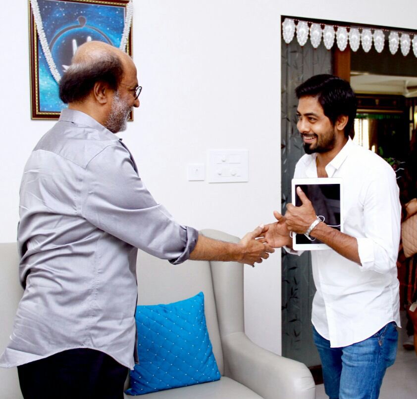 Superstar Rajinikanth launches Nagesh Thiraiarangam Teaser. Celebs like Aari, Latha, Sithara, Isaq, MS Prabhu and others graced the event. Aari,Latha,Sithara,Isaq,MS Prabhu,Rajinikanth,Superstar Rajinikanth,Nagesh Thiraiarangam Teaser,Nagesh Thiraiarangam,Nagesh Thiraiarangam Teaser launch