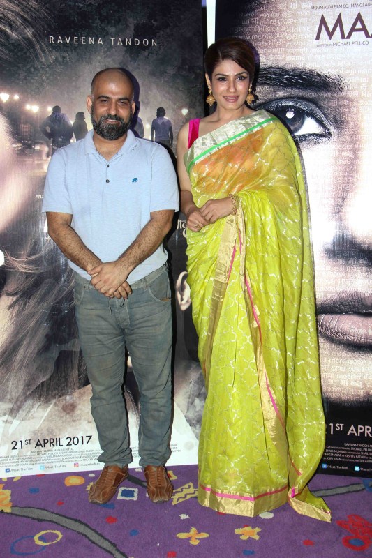 Bollywood producer Anjum Rizvi, actor Raveena Tandon and director Ashtar Sayed spotted during the trailer launch of film Maatr in Mumbai on March 30, 2017. Anjum Rizvi,Raveena Tandon,actor Raveena Tandon,Ashtar Sayed,Maatr trailer,Maatr,Maatr trailer launch,Maatr trailer launch pics,Maatr trailer launch images,Maatr trailer launch stills,Maatr trailer launch pictures
