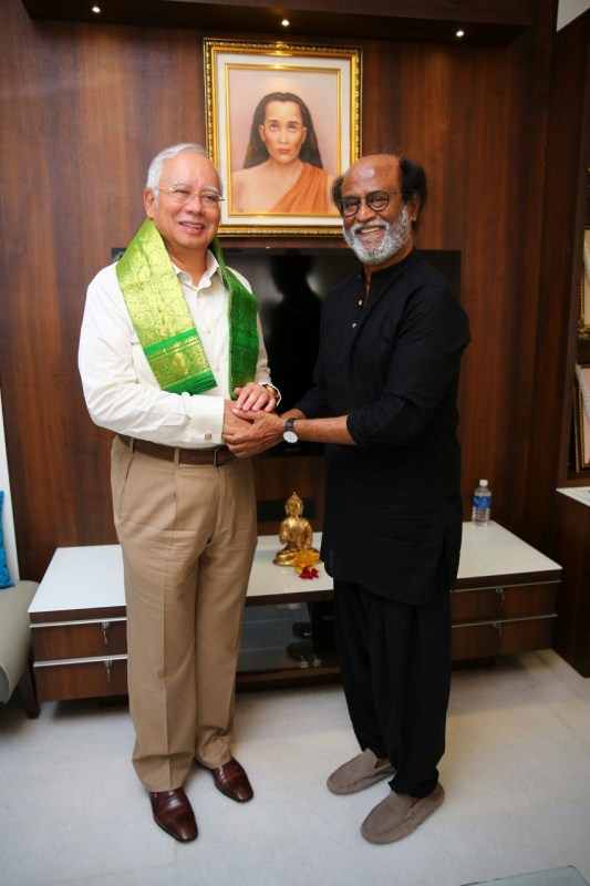 He also shared a photo that features him along with the 66-year-old actor. Razak is in the city to receive an honorary doctorate from Thanjavur University. As part of his two-day visit, Razak is believed to have met Governor C. Vidyasagar Rao and Tamil Nadu Chief Minister Edappadi Palaniswami. Malaysian PM Najib Razak,Najib Razak,PM Najib Razak,Najib Razak meets superstar Rajinikanth,Najib Razak meets Rajinikanth,Rajinikanth,superstar Rajinikanth