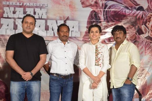 Bollywood movie Naam Shabana press Meet held at Hyderabad. Celebs like Taapsee Pannu and others graced the event.