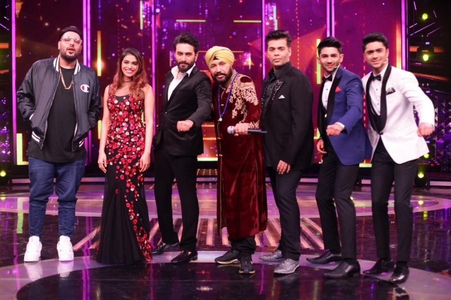 Daler Mehndi performance with Badshah and Finalists on Dil Hai ...