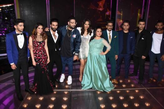 Bollywood actress Sonakshi Sinha spotted during the promotion of film Noor and Nach Baliye integration on the sets Star Plus singing reality show Dil Hai Hindustani in Mumbai on March 31, 2017.
